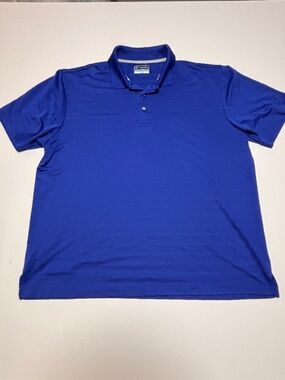 Men's Blue PGA Tour Golf Polo Size XXL